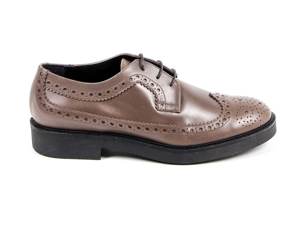 V 1969 Italia Womens Brogue Shoe B1670 VITELLO TAUPE