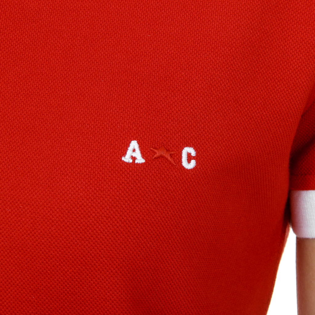 Andrew Charles Polo da donna a maniche corte rossa NIA