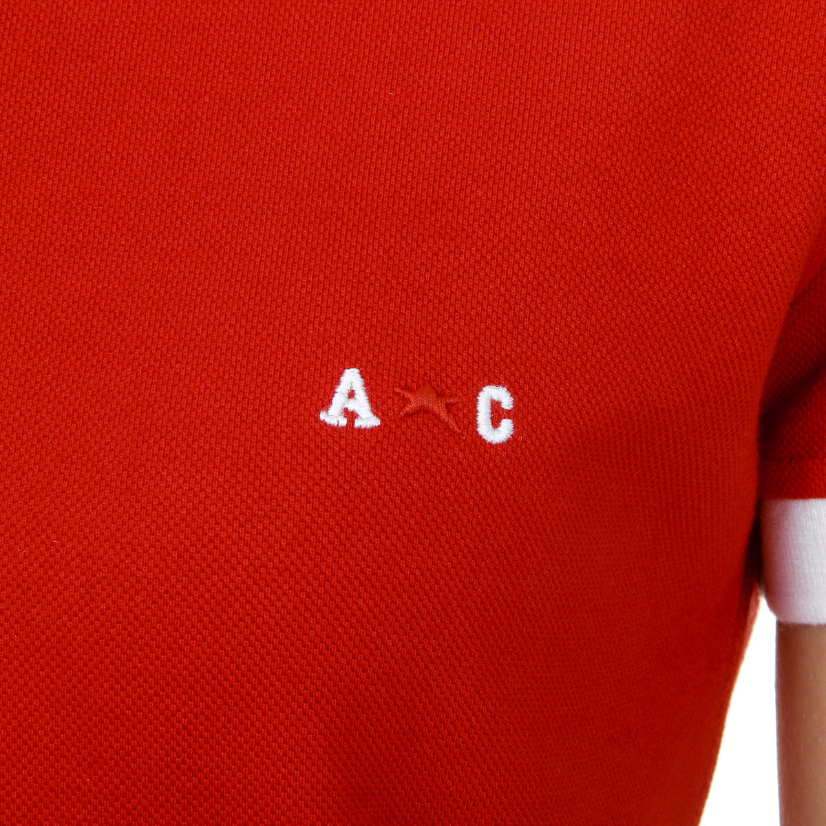 Andrew Charles Polo da donna a maniche corte rossa NIA