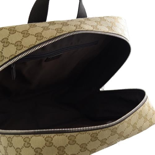 Zaino da uomo Gucci GG Original in tela beige marrone