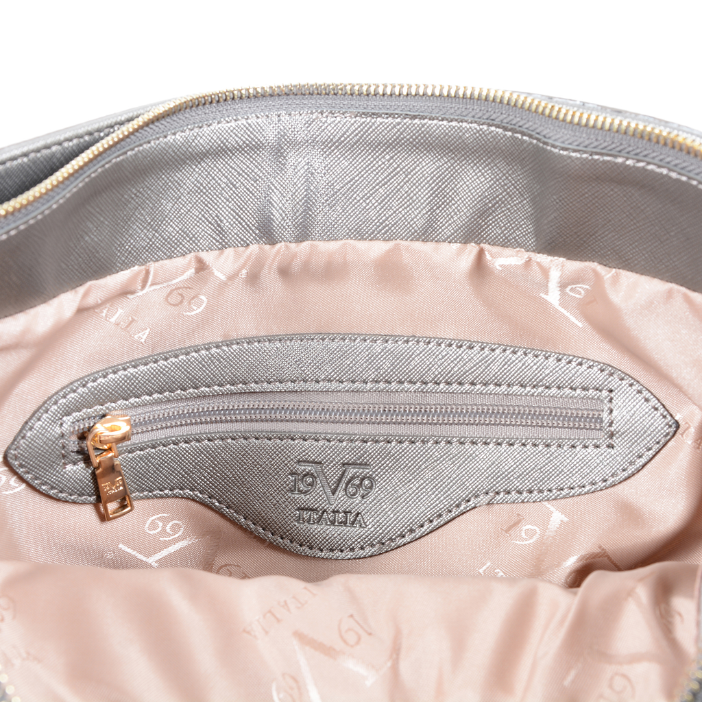 19V69 Italia Borsa da donna argento 3604 SILVER