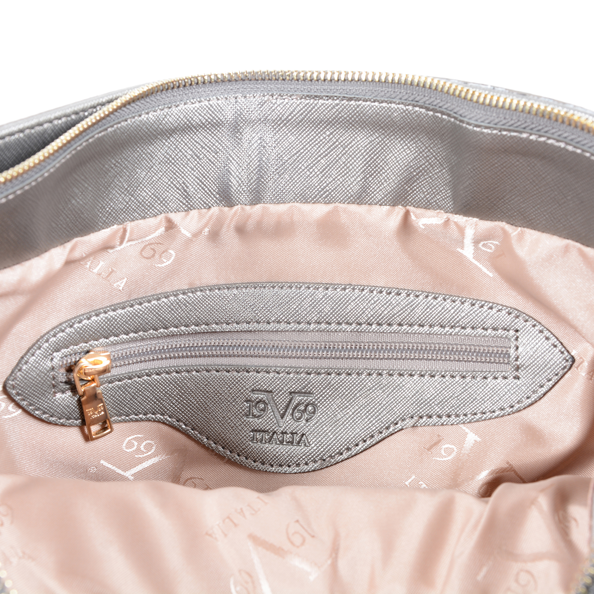 19V69 Italia Borsa da donna argento 3604 SILVER