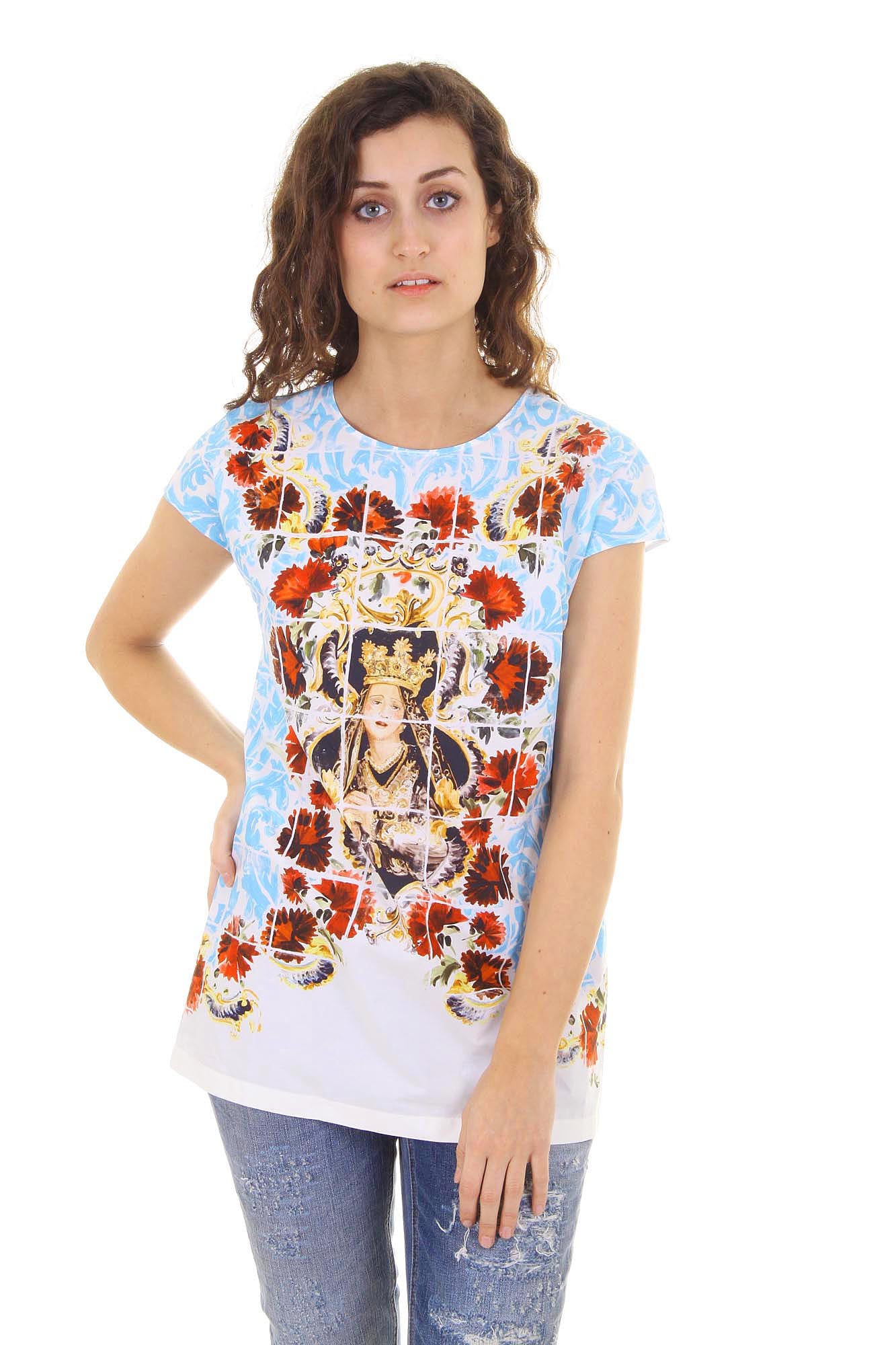 Dolce & Gabbana top da donna a manica corta F7Q08T FP5J6 X0800