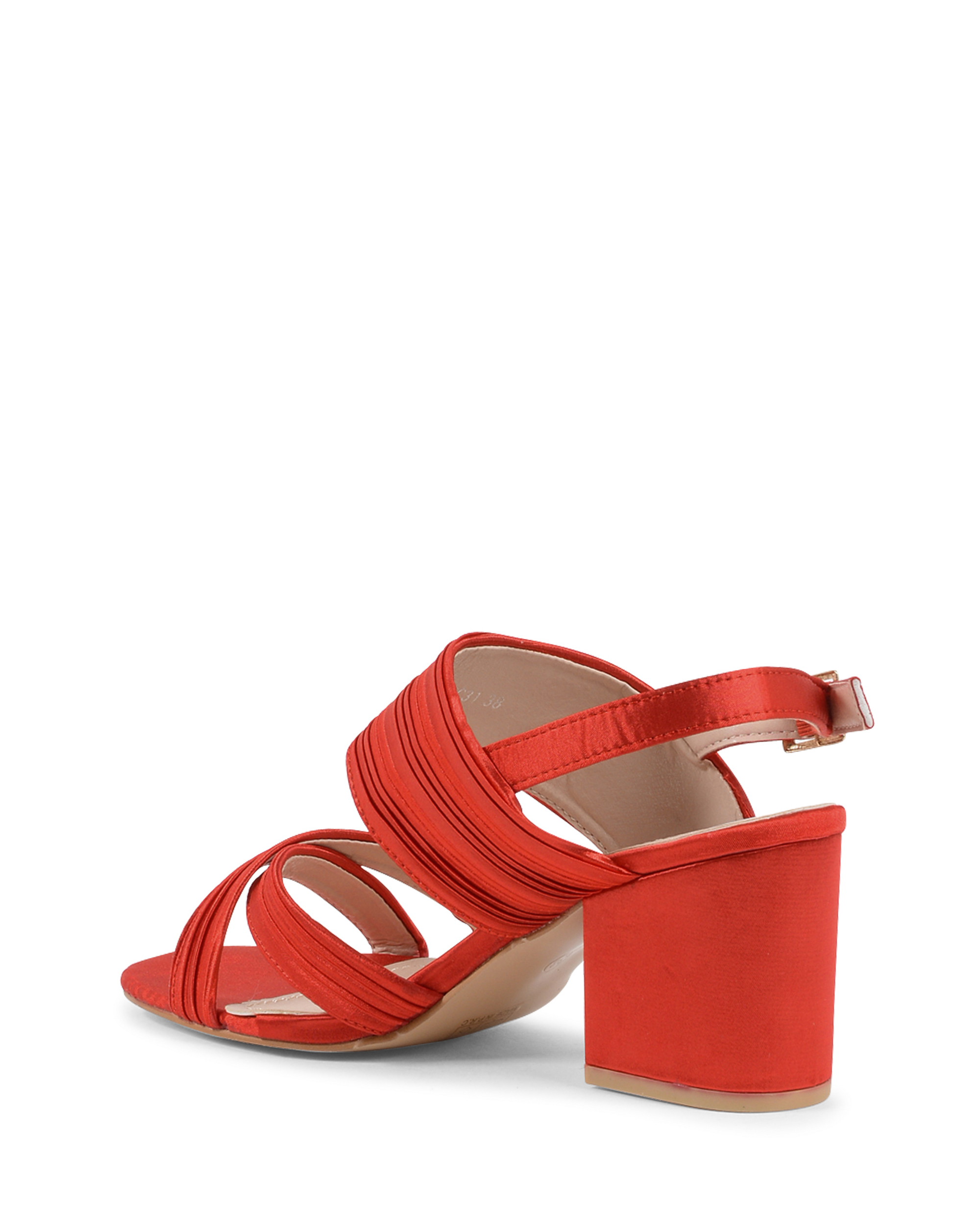 19V69 Italia Sandalo con cinturino posteriore da donna rosso V31 ROSSO