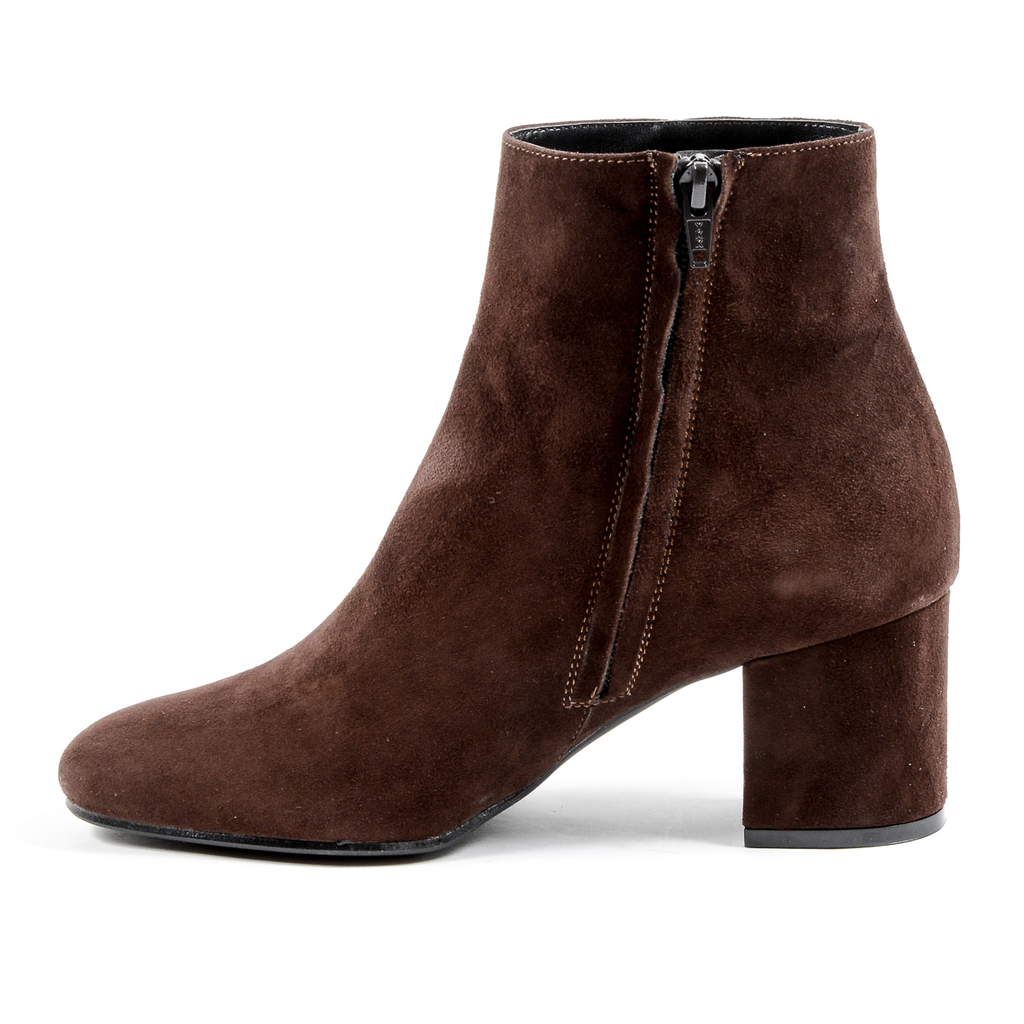 V 1969 Italia Stivaletto con tacco da donna Marrone MAD