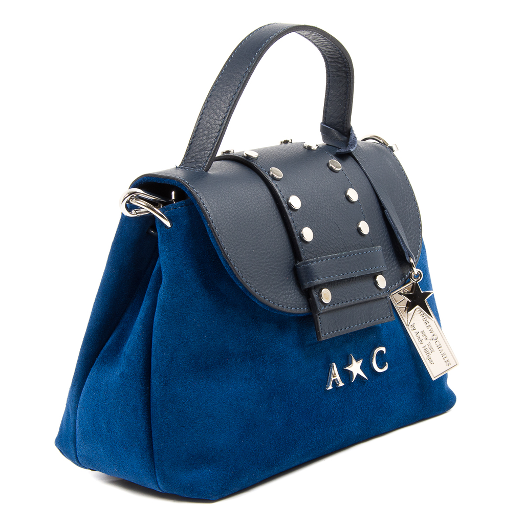 Borsa a mano da donna Andrew Charles blu PAMELA