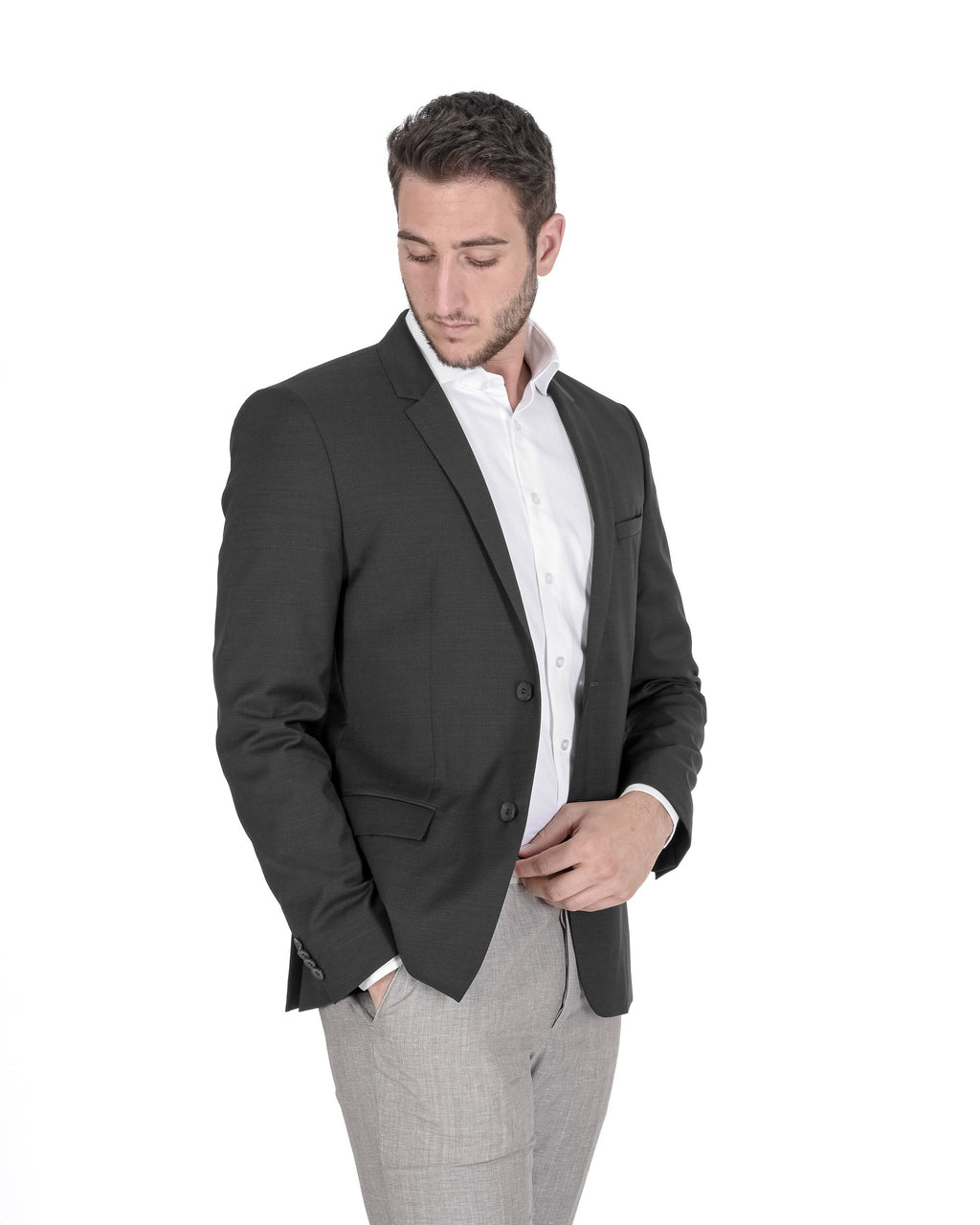 Calvin Klein Blazer da uomo nero K1IK101985024