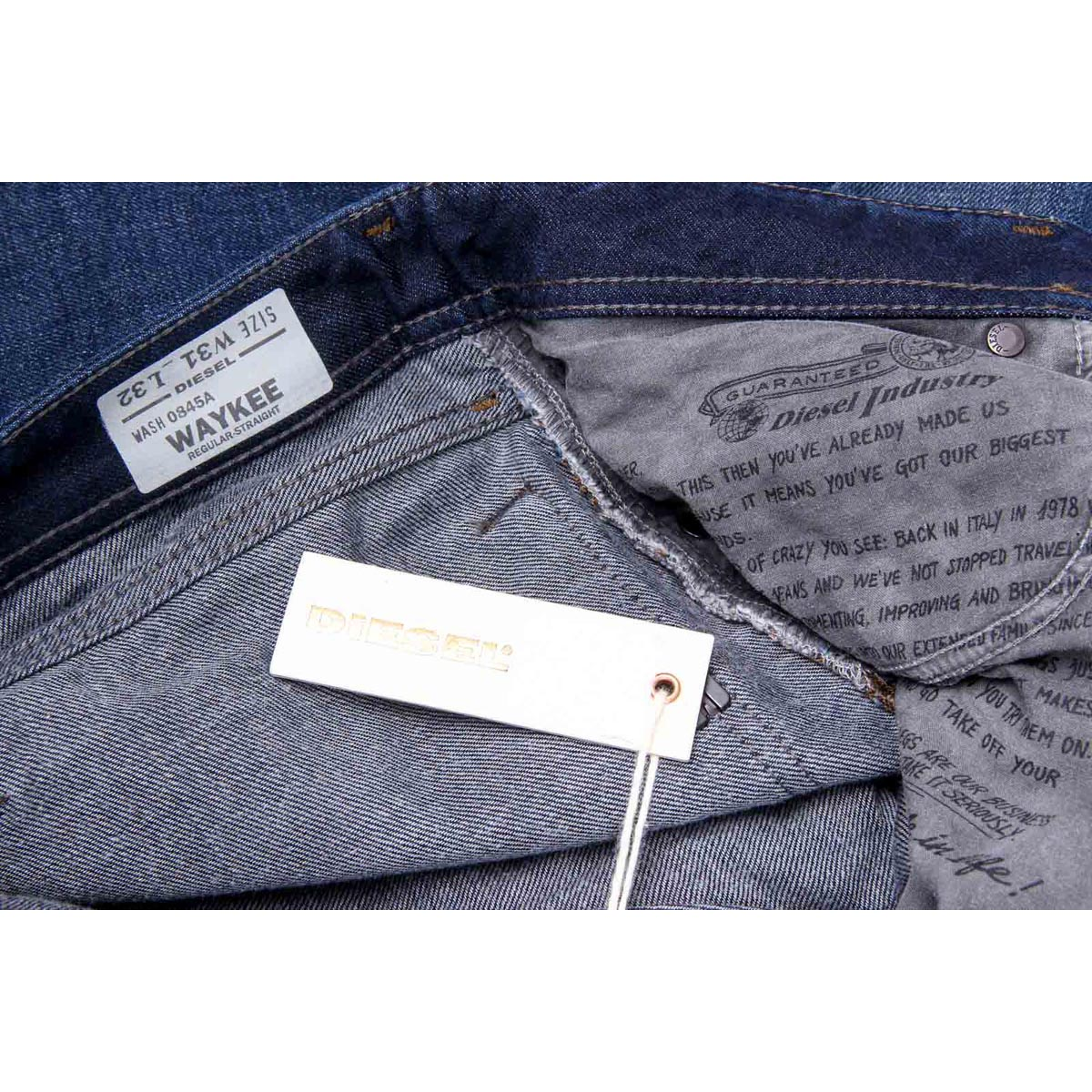 Jeans da uomo Diesel WAYKEE 0845A L.30