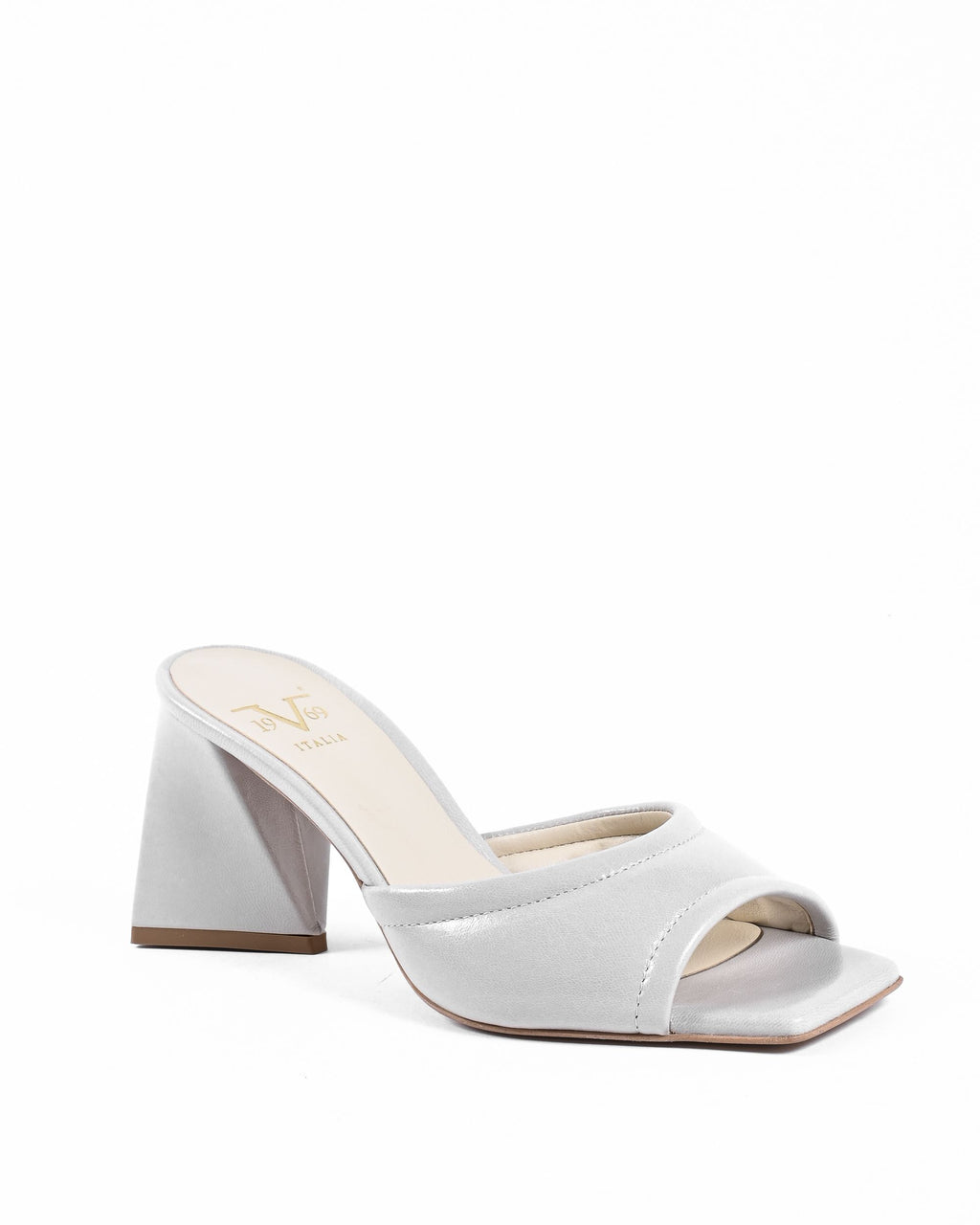 19V69 Italia Sandalo Donna Grigio Chiaro SIMONA KID PERLA