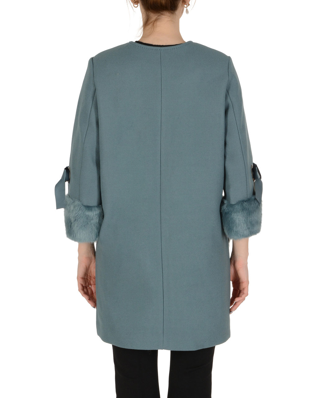 19V69 Italia Cappotto Donna Petrolio RIN PETROL