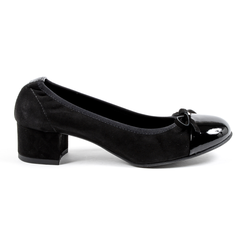 V 1969 Italia Womens Ballerina Black ROMINE