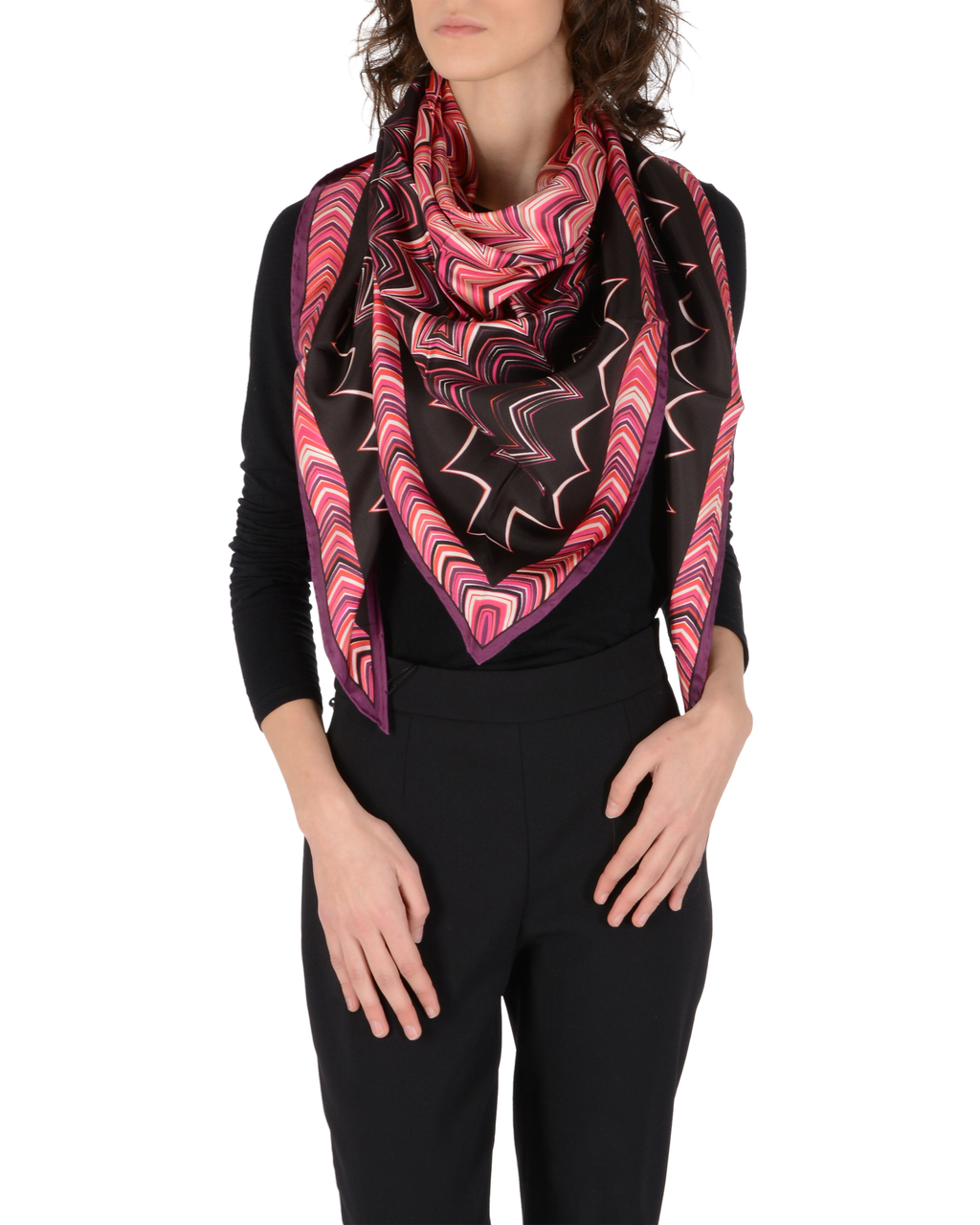Sciarpa triangolare da donna Missoni Multicolore TR80TWD57520001