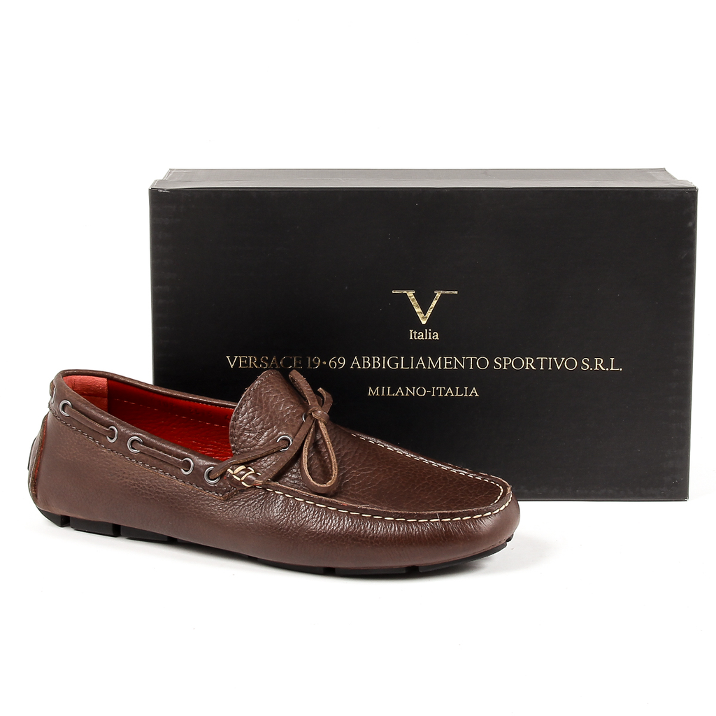 V 1969 Italia Mocassini da uomo marroni ADAM