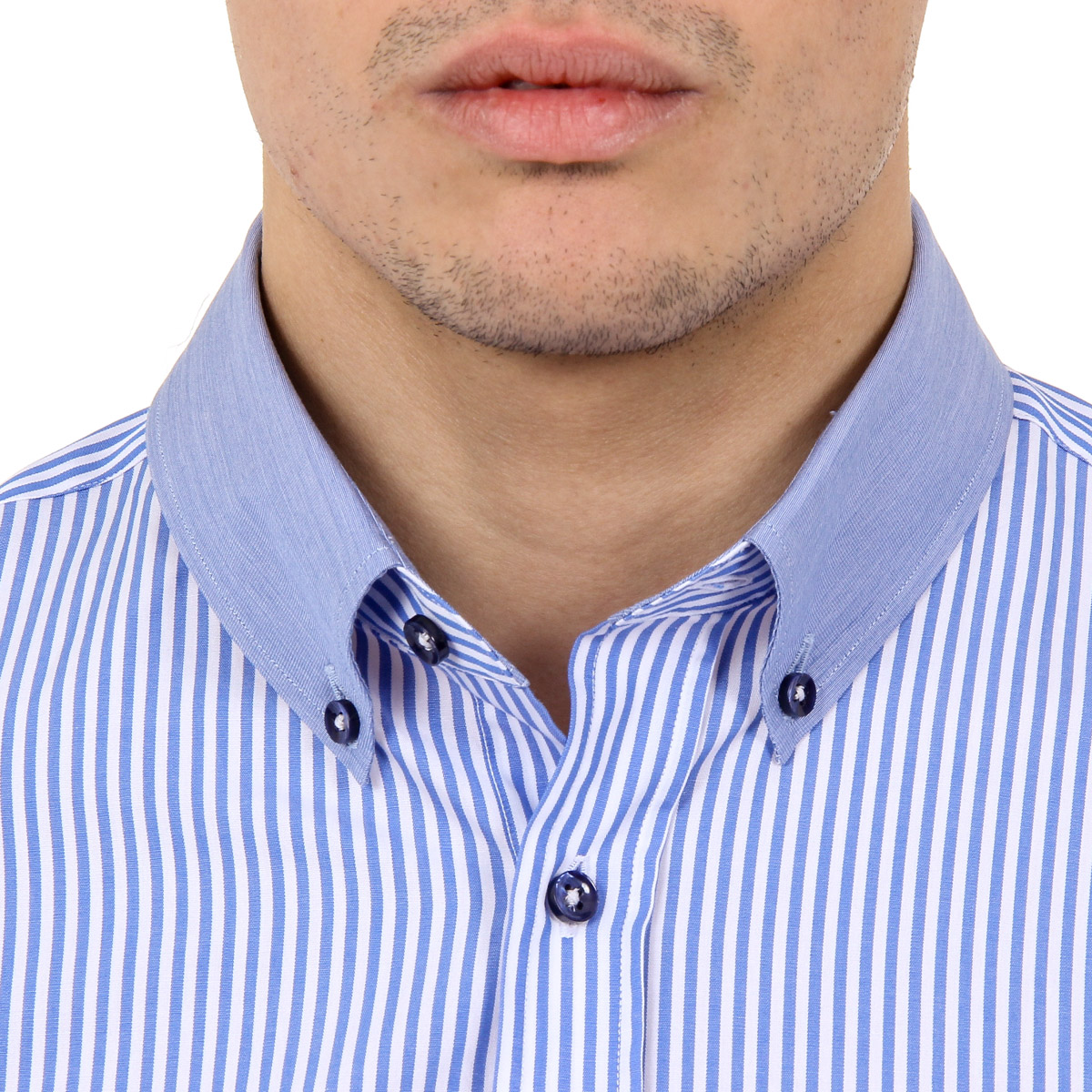 Camicia da uomo Ufford & Suffolk Polo Club USC01 A1 BLUETTE