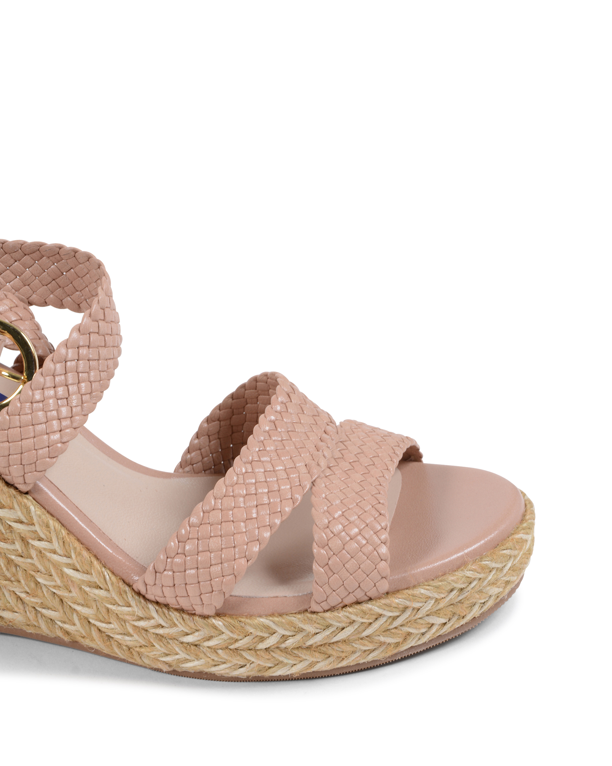 Sandalo con zeppa da donna Stuart Weitzman rosa ELSIE 85