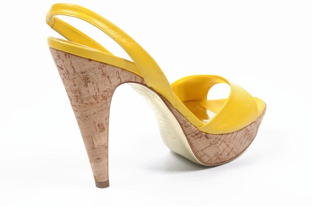 Sandalo donna Sebastian Milano S3112CA CAPRETTO GIALLO