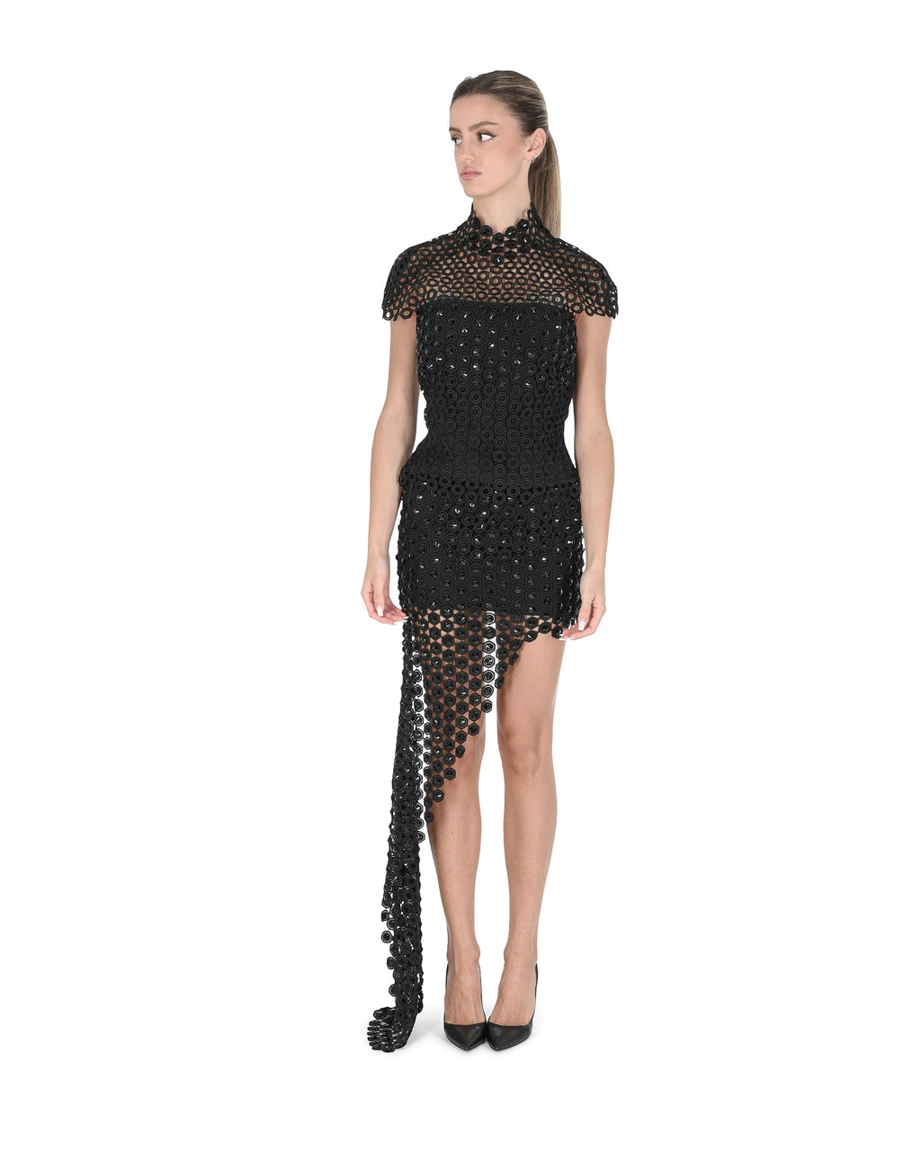 Gonna da donna David Koma AW24DK14S NERO 801