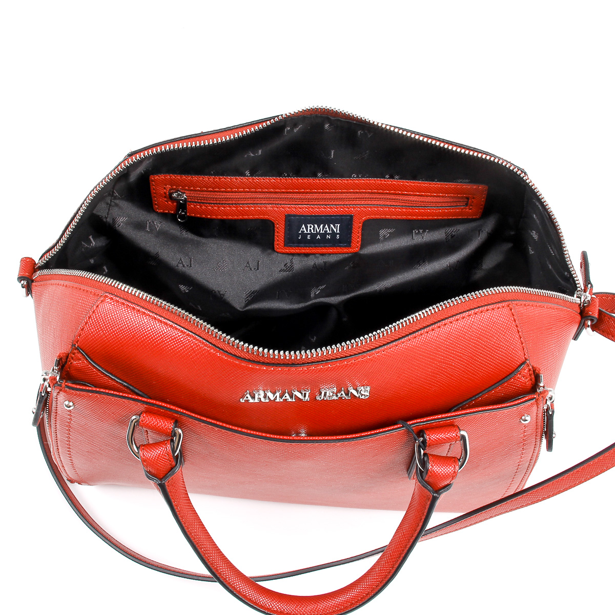 Borsa a mano da donna Armani Jeans rossa 922168 7P756 07676