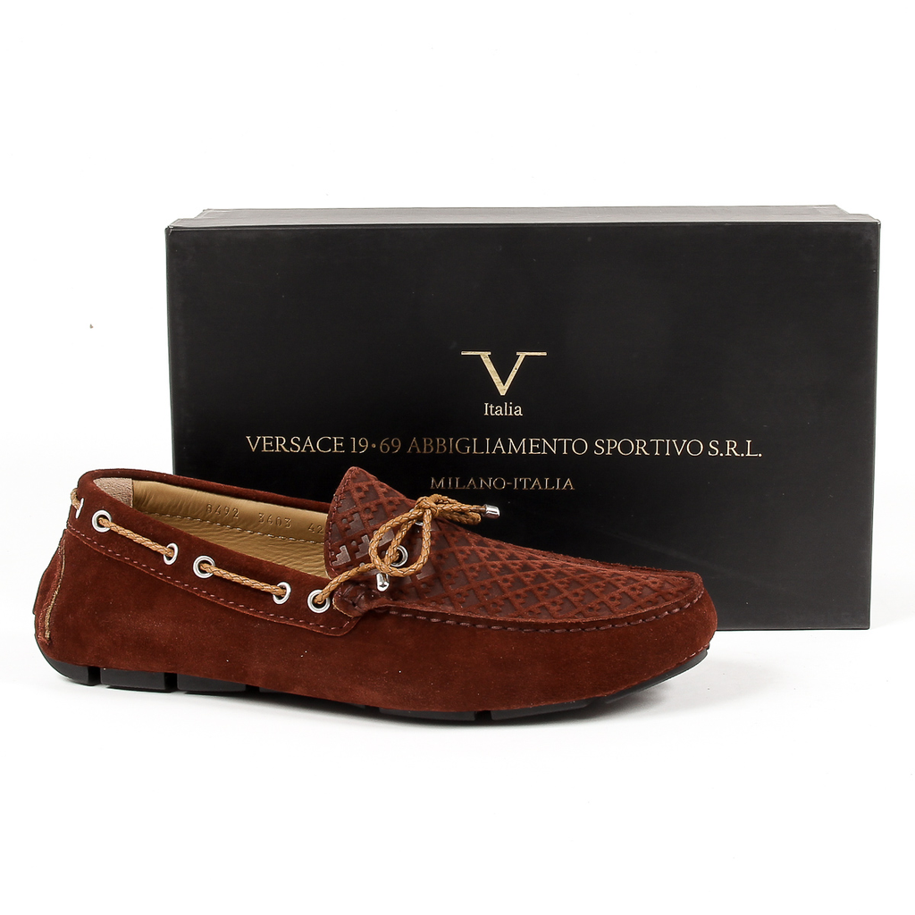 V 1969 Italia Mocassini da uomo Bordeaux FRANK