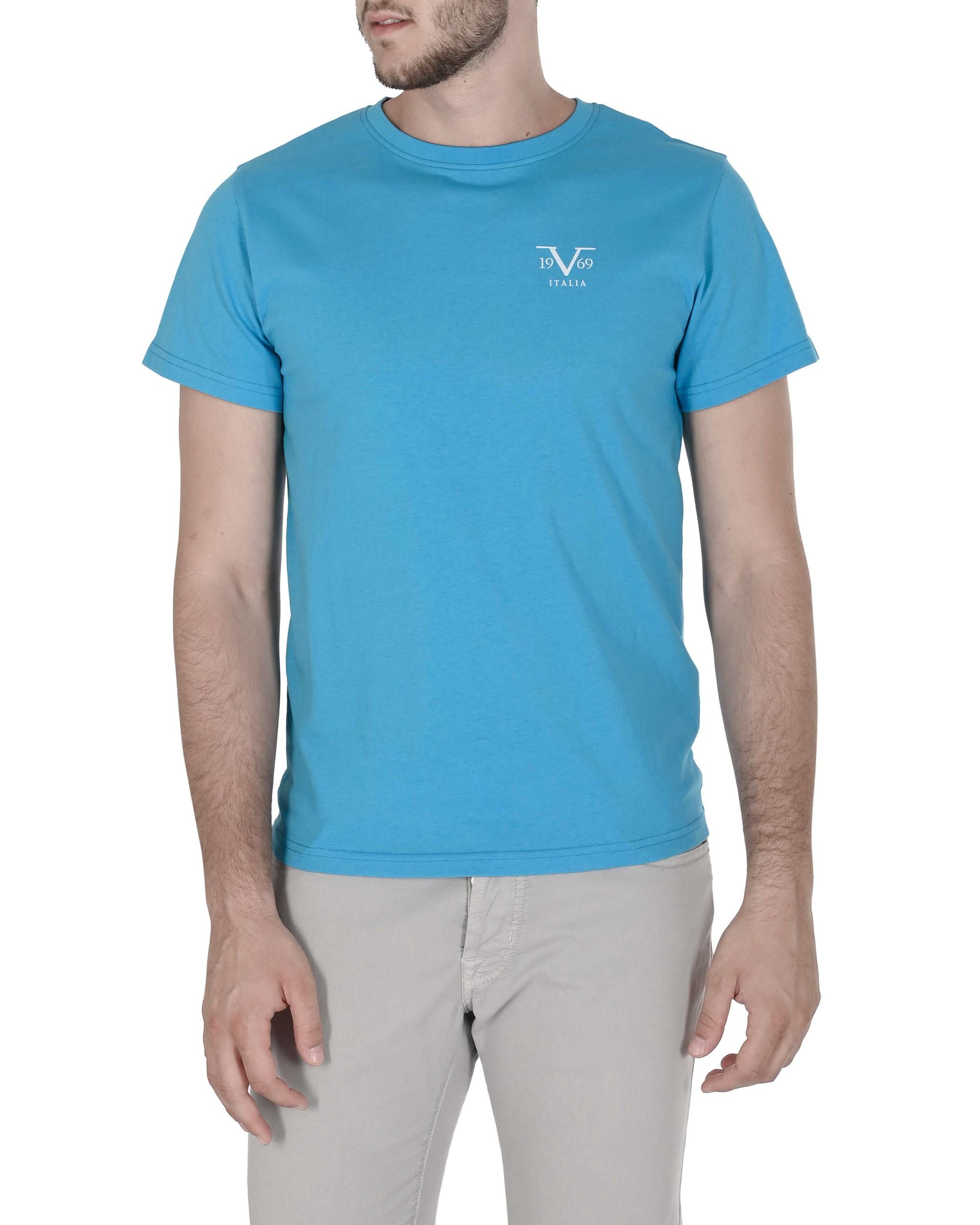 19V69 Italia T-Shirt Uomo VSC1MTS01 AZZURRO