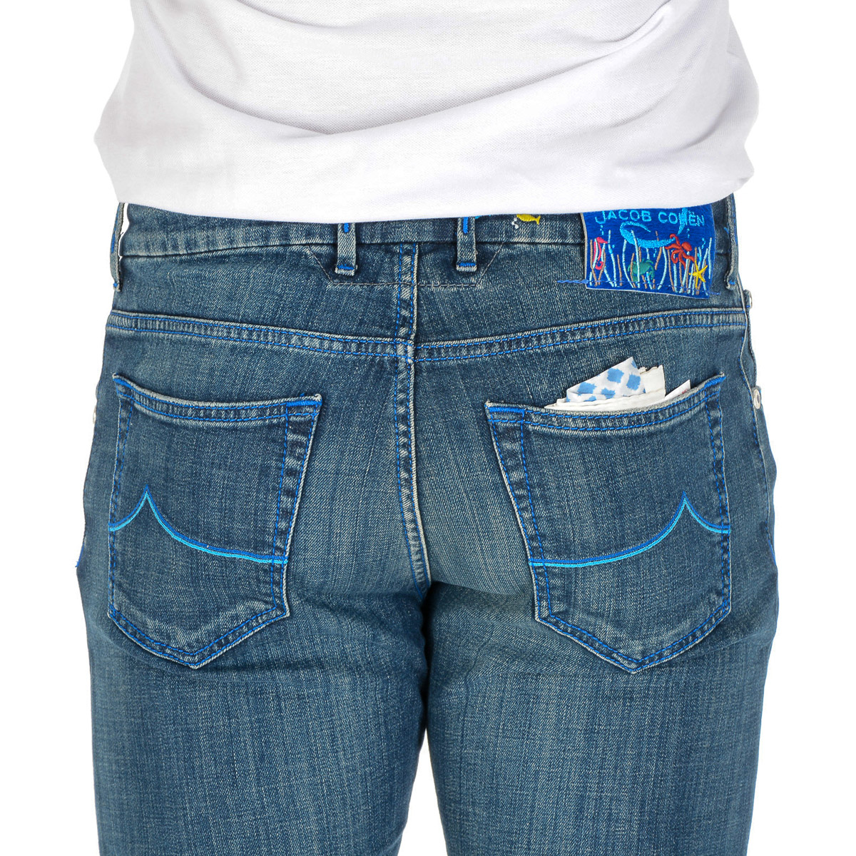 Jeans da uomo Jacob Cohen J620 blu