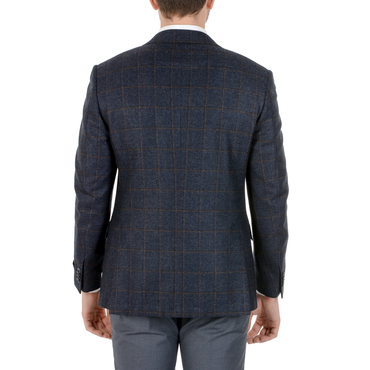 Corneliani Giacca Uomo Maniche Lunghe Blu Scuro
