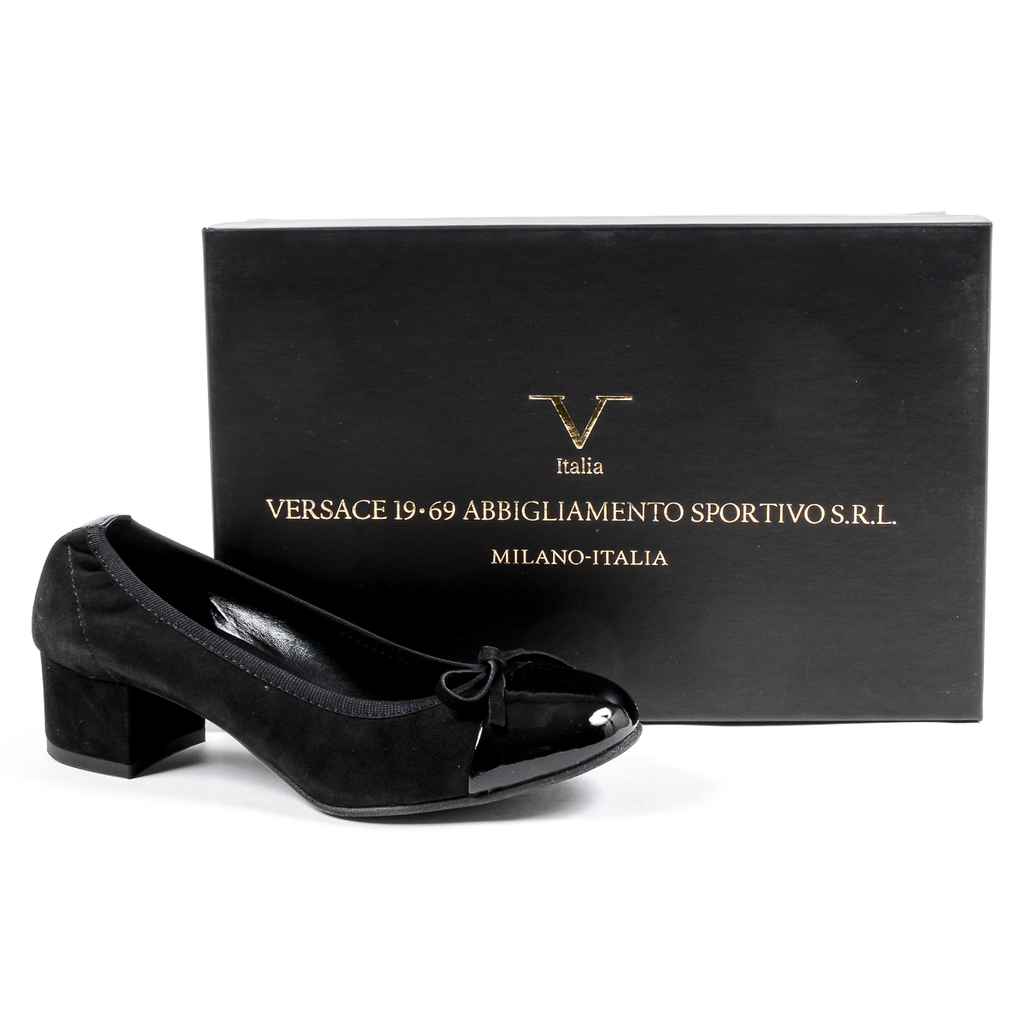 V 1969 Italia Womens Ballerina Black ROMINE