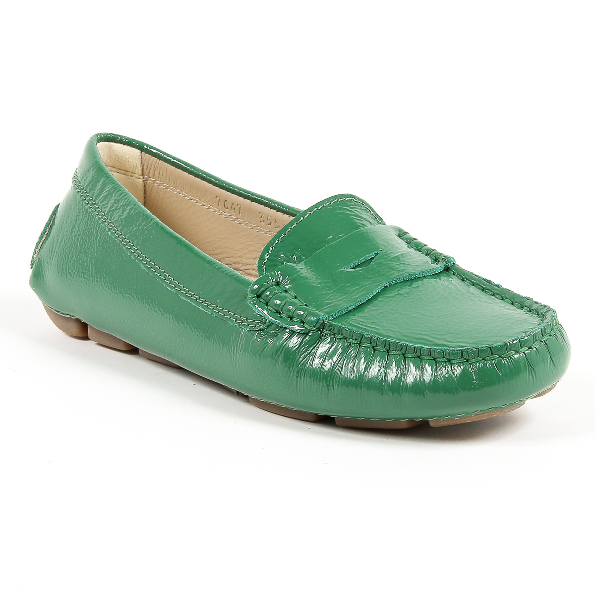 V 1969 Italia Mocassino da donna verde AMALFI