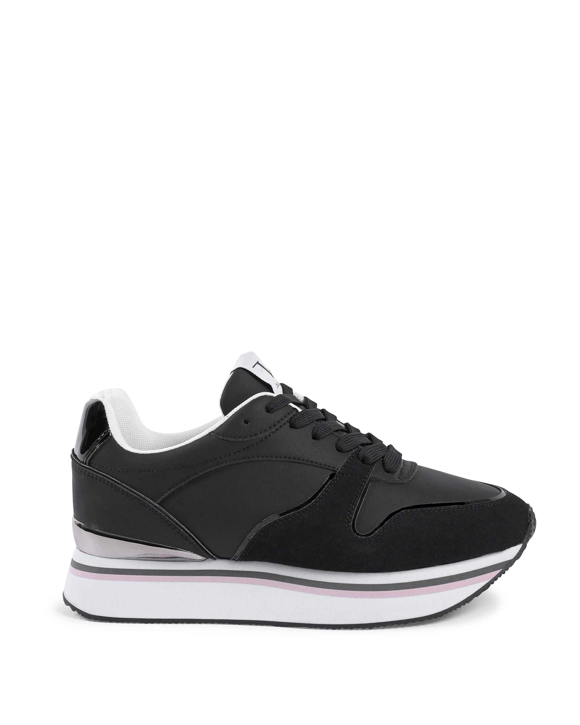 Sneaker da donna V Italia nera SNK 003 W BLACK