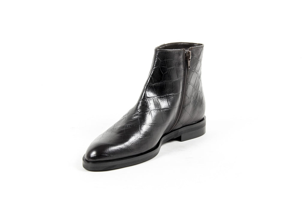 V 1969 Italia Womens Ankle Boot B1993 VIT. COCCO NERO