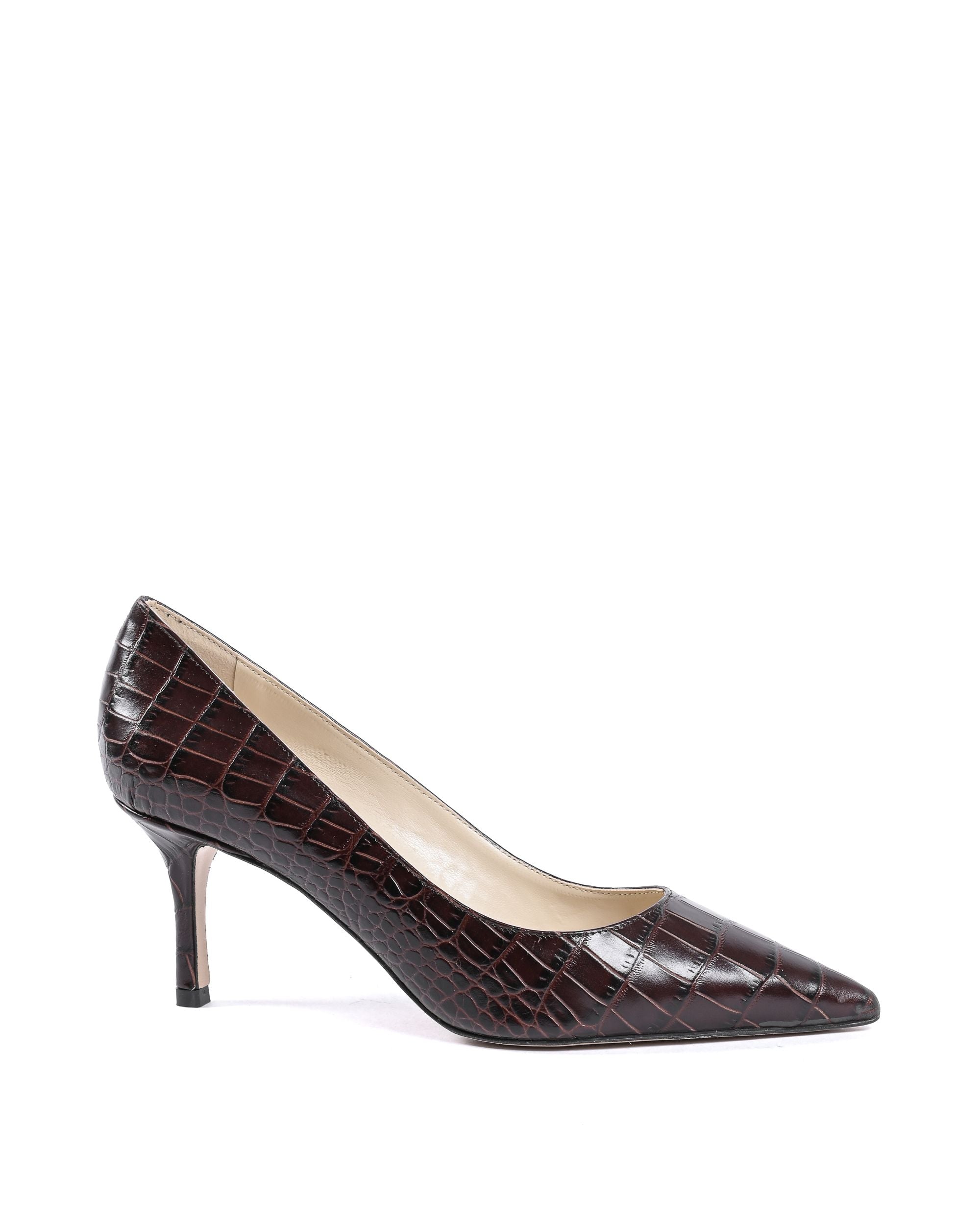 Décolleté Donna 19V69 Italia Marrone Scuro INES65 COCCO MARRONE