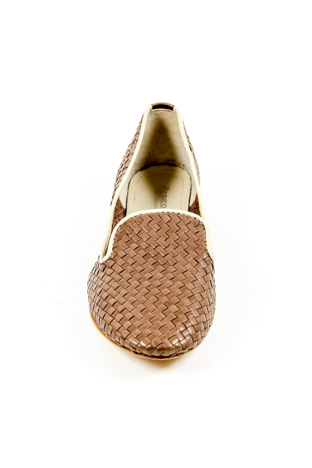 Dragon Diffusion Ballerina da donna pantofola marrone formica bianca