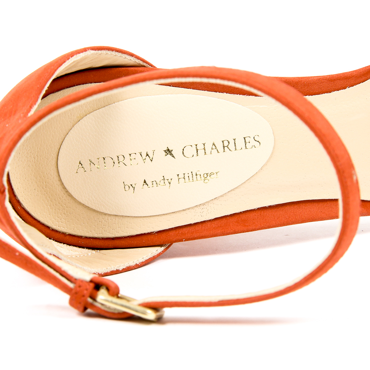 Sandalo da donna Andrew Charles rosso EMMA