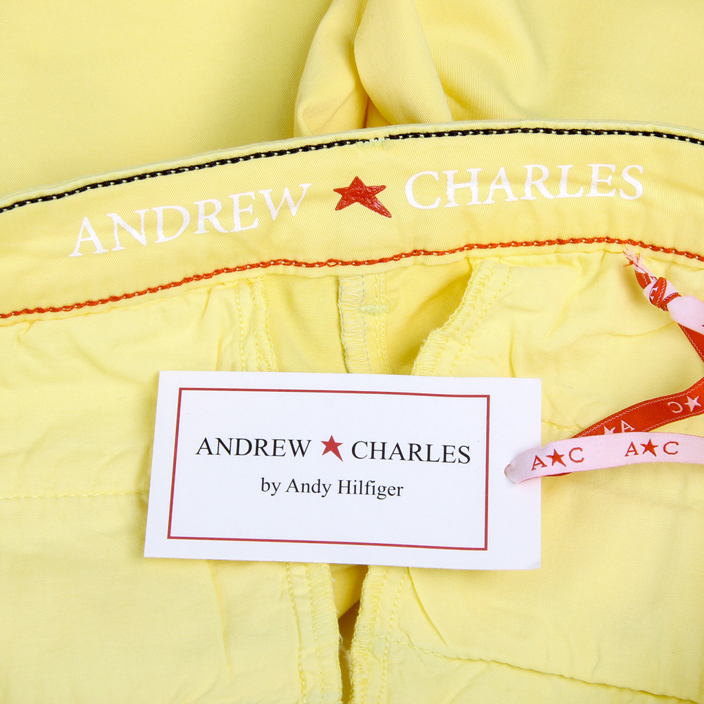 Andrew Charles Pantaloncini da donna gialli SAFIA