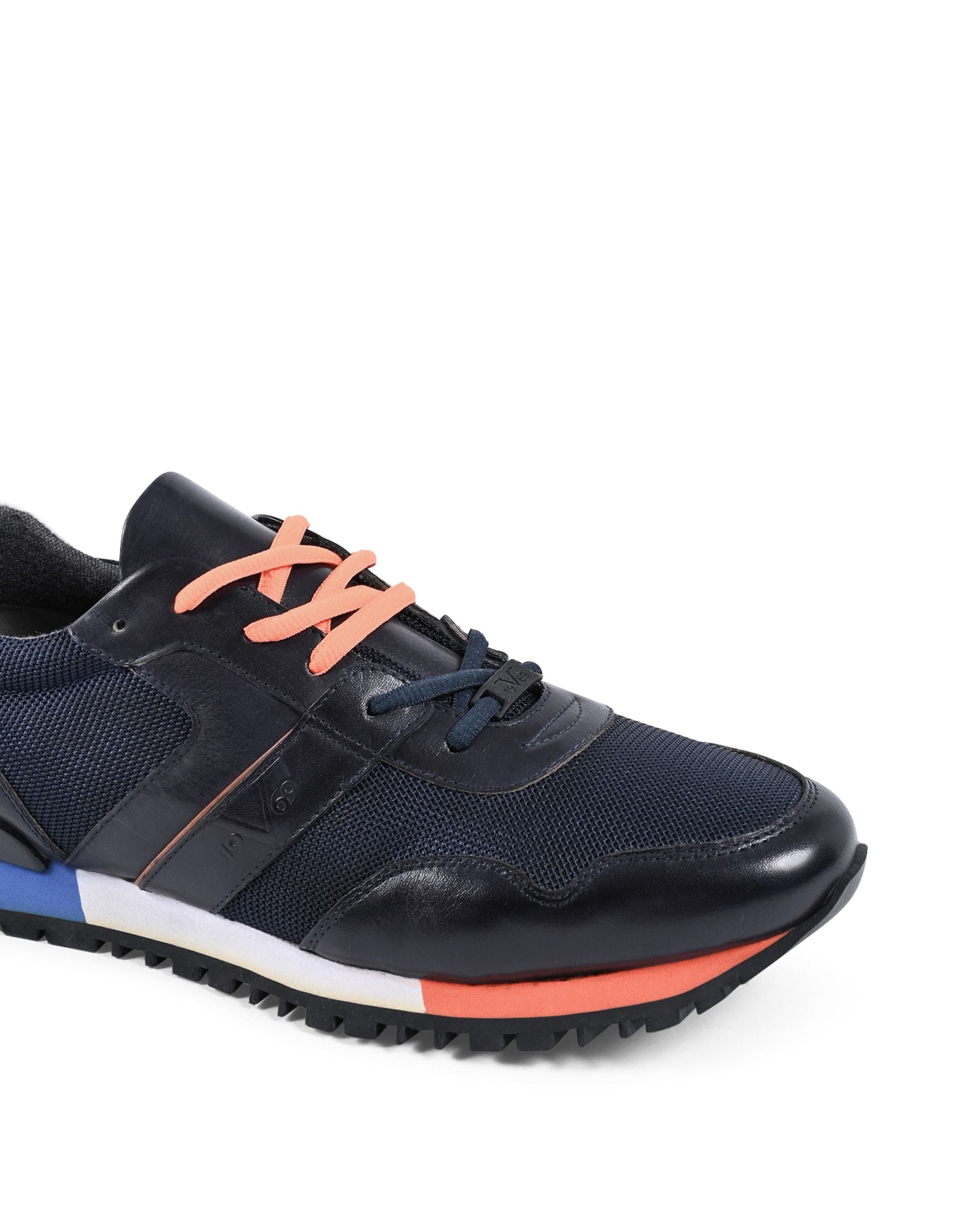 19V69 Italia Sneaker da uomo blu navy YO D392-2 NAVY