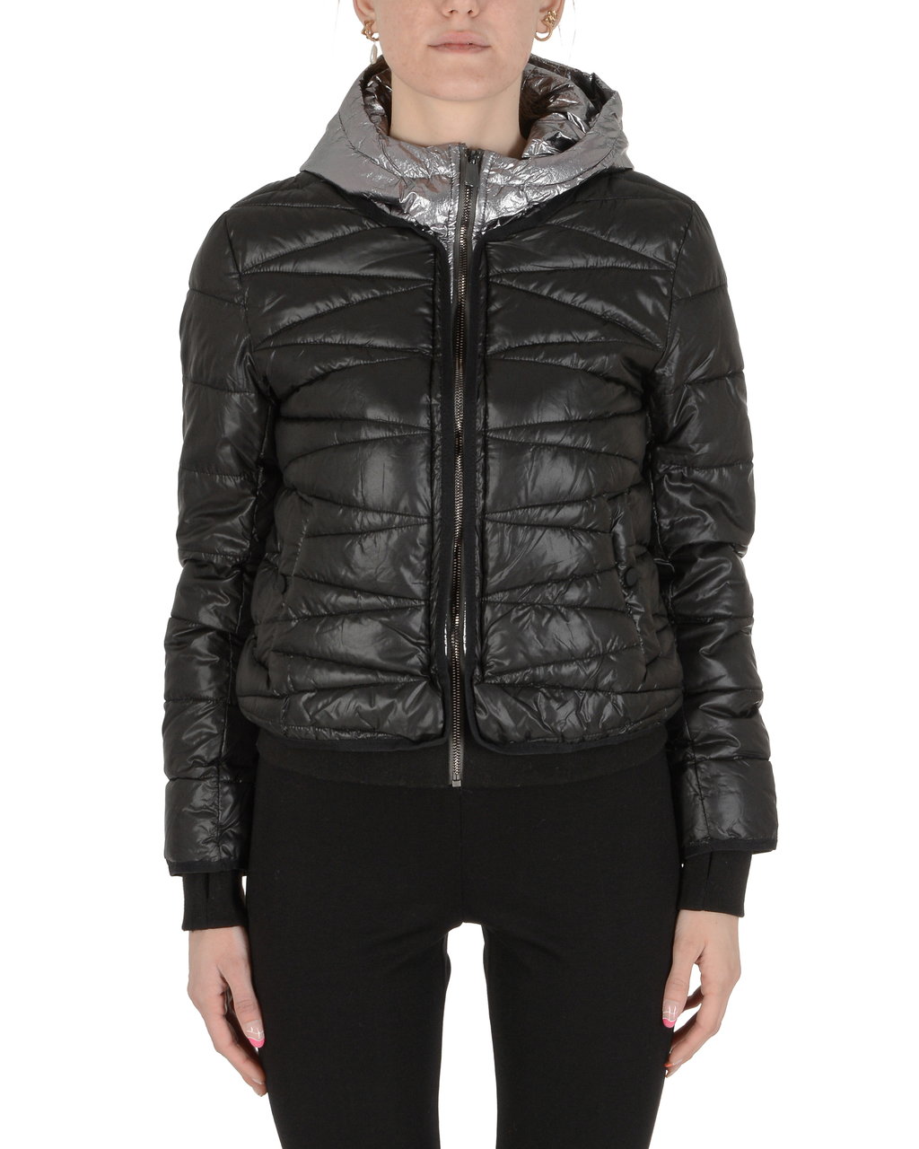 19V69 Italia Giacca da donna nera SASHA BLACK