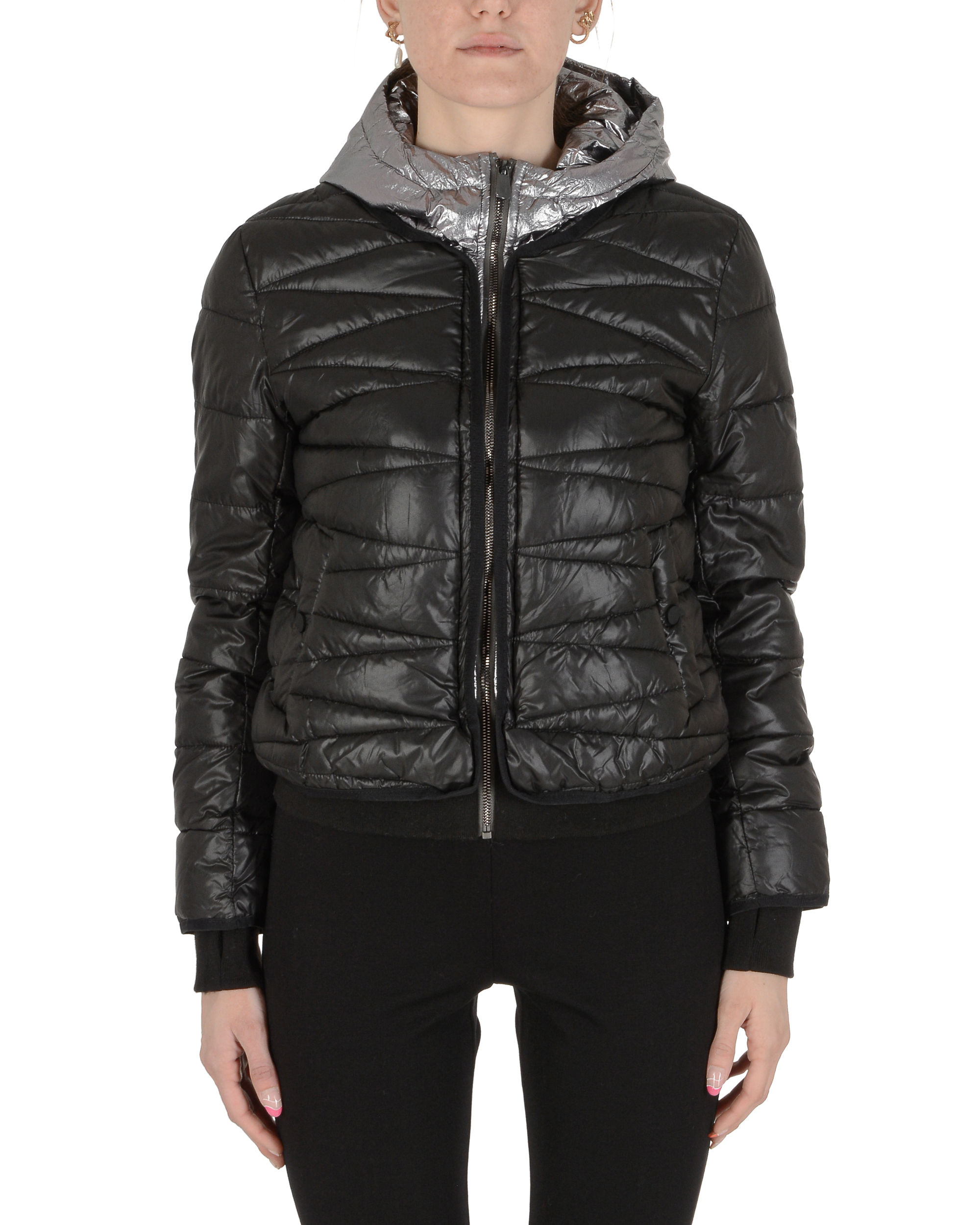 19V69 Italia Giacca da donna nera SASHA BLACK