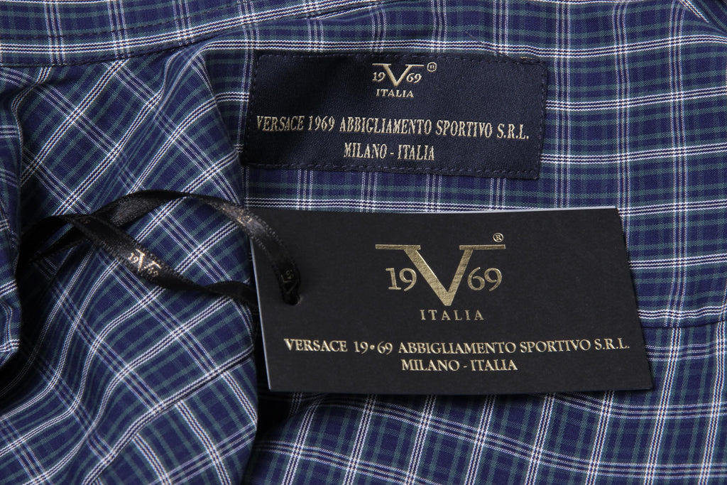 V 1969 Italia Camicia da uomo Modern Classic Fit 377 VAR. 033