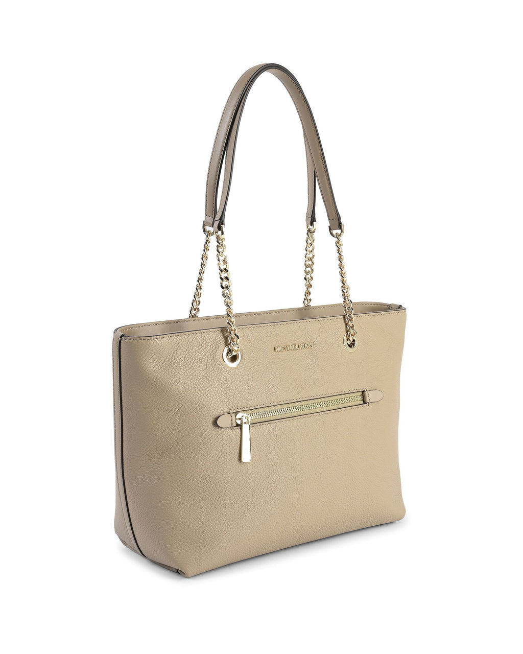 Borsa tote con catena e cerniera frontale di medie dimensioni Michael Kors 35F2GTTT2L CAMMELLO