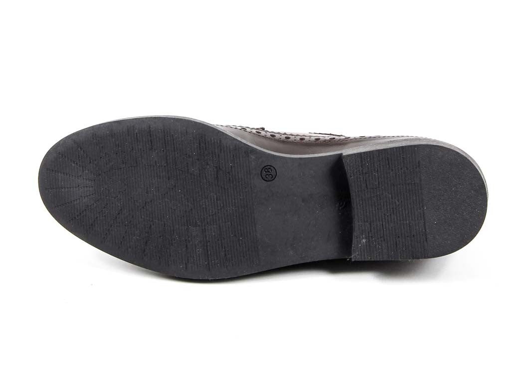 Scarpa Brogue Donna V 1969 Italia B1670 VITELLO T. MORO COCCO