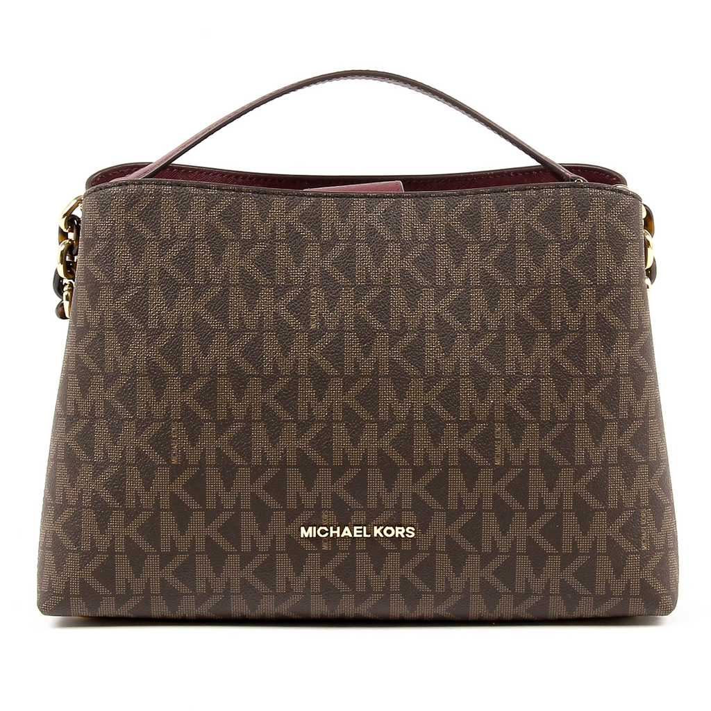 Borsa a mano da donna Michael Kors PORTIA 35F7GPAS3B BRN PLUM