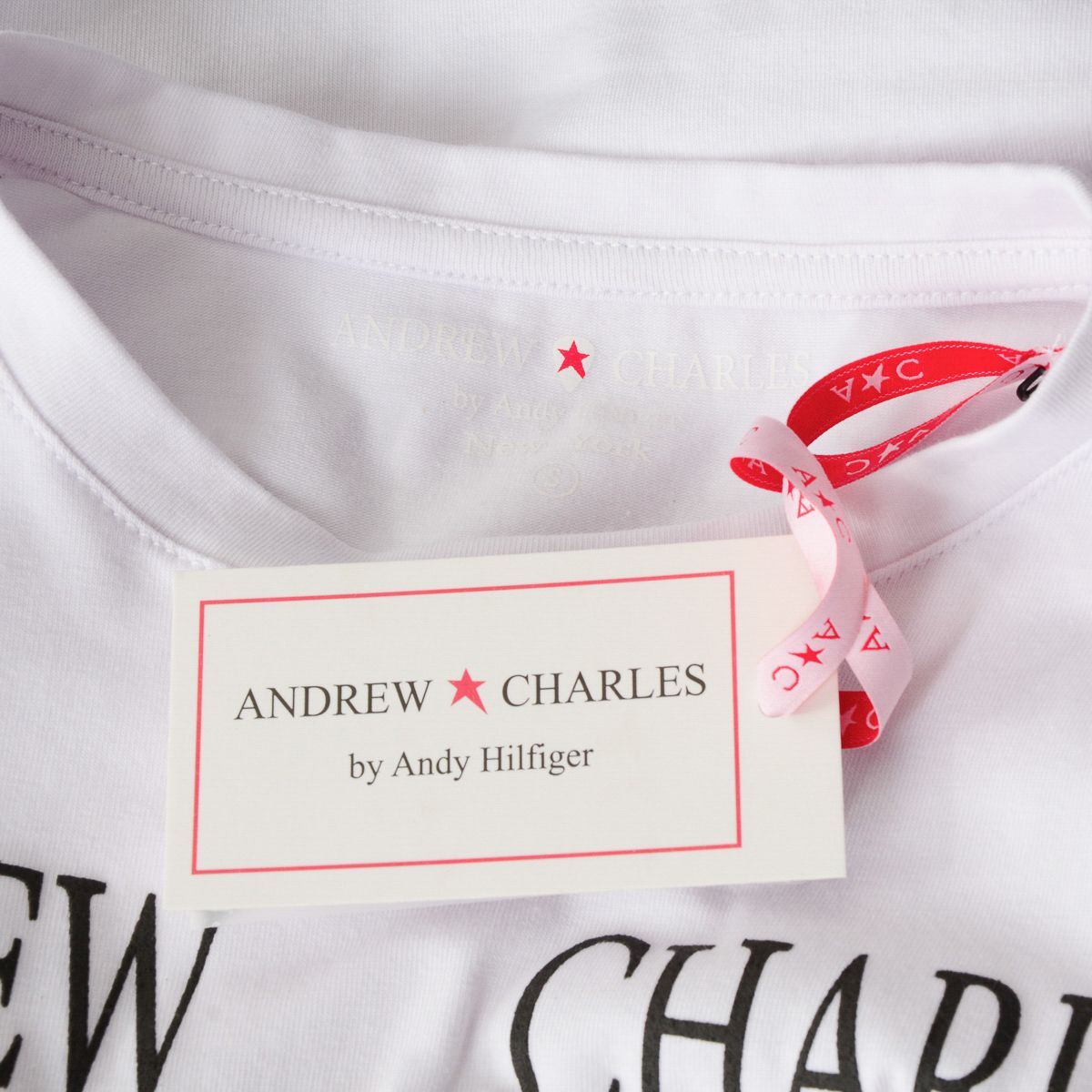 Andrew Charles By Andy Hilfiger T-shirt da donna TS501 03 1002 TARANA WHITE S14