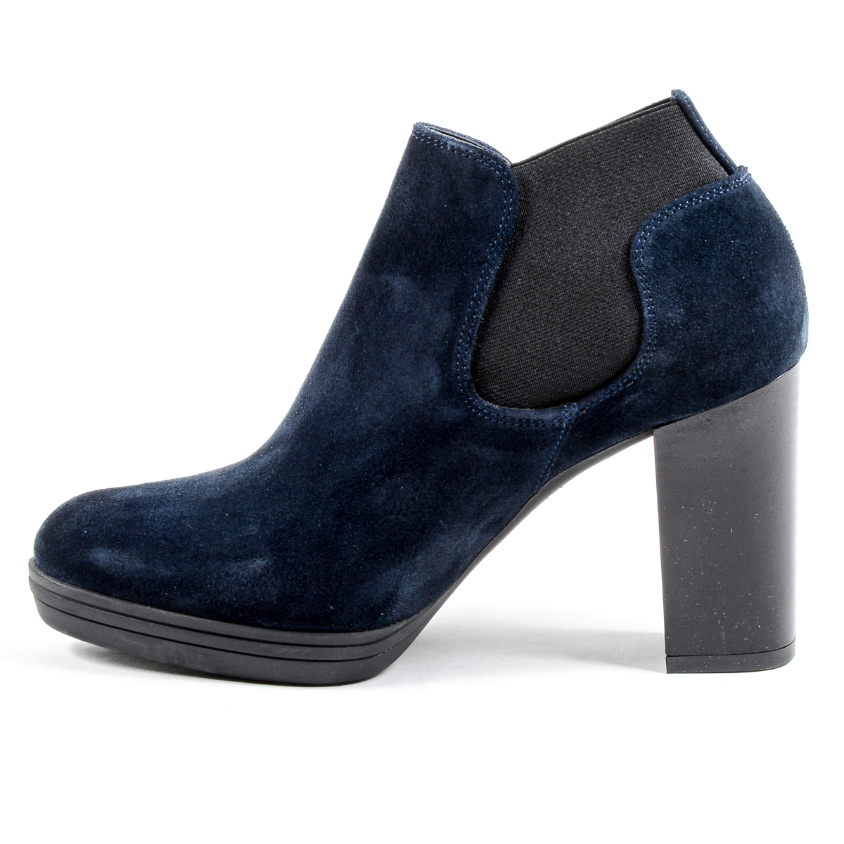 V 1969 Italia Stivaletto con tacco da donna blu GRACY