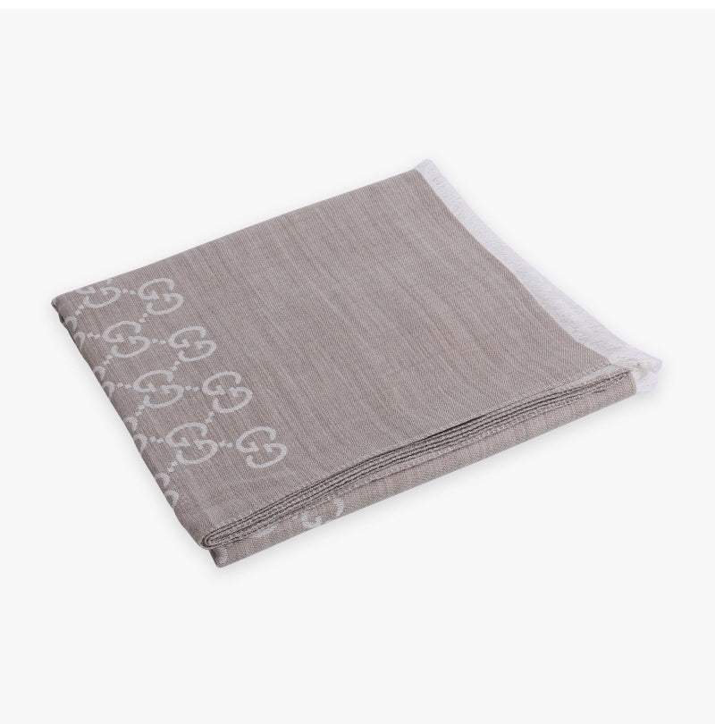 Gucci sciarpa uomo 70x200 beige