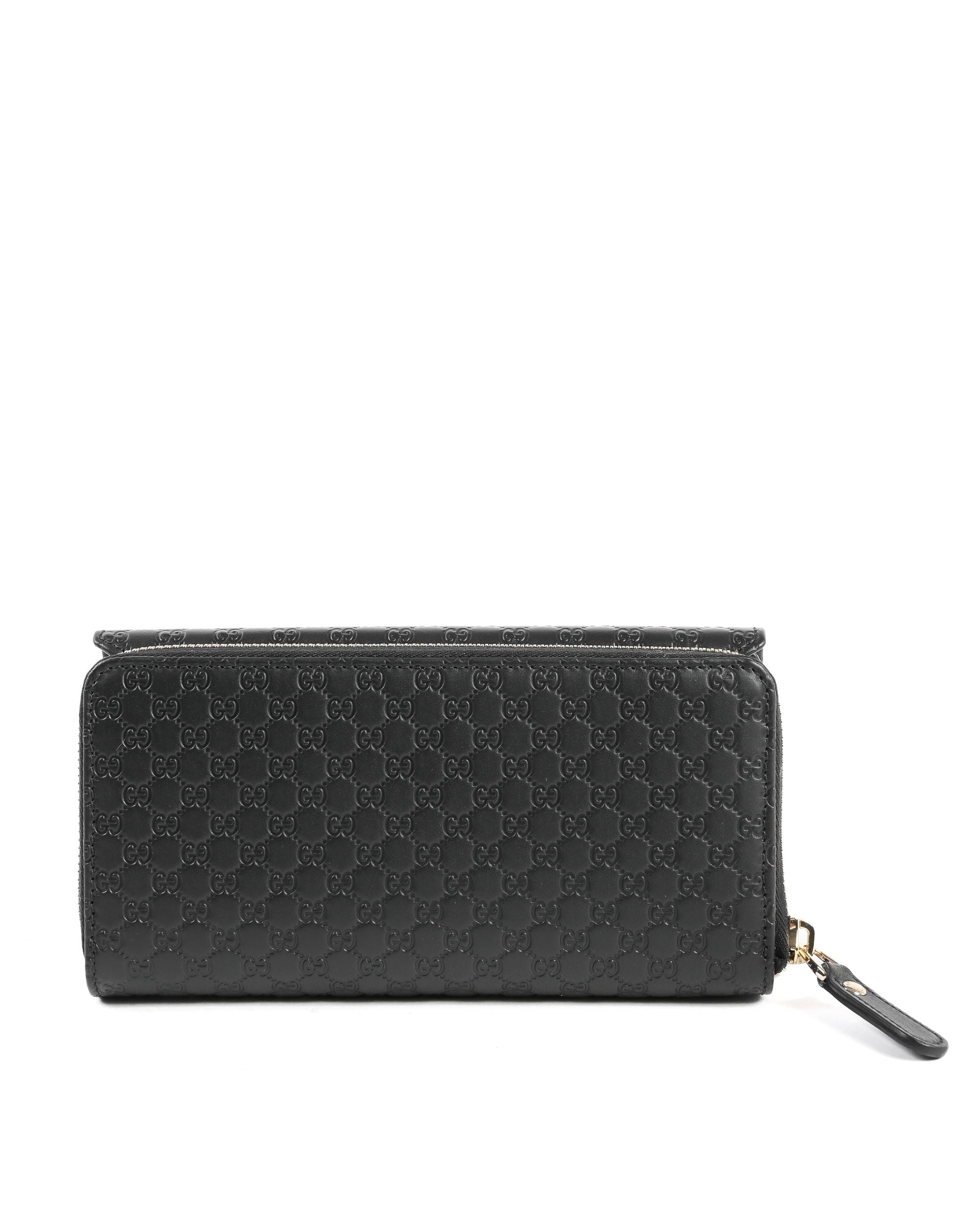 Portafoglio Gucci Guccissima in pelle con cerniera 449364 BMJ1G 1000