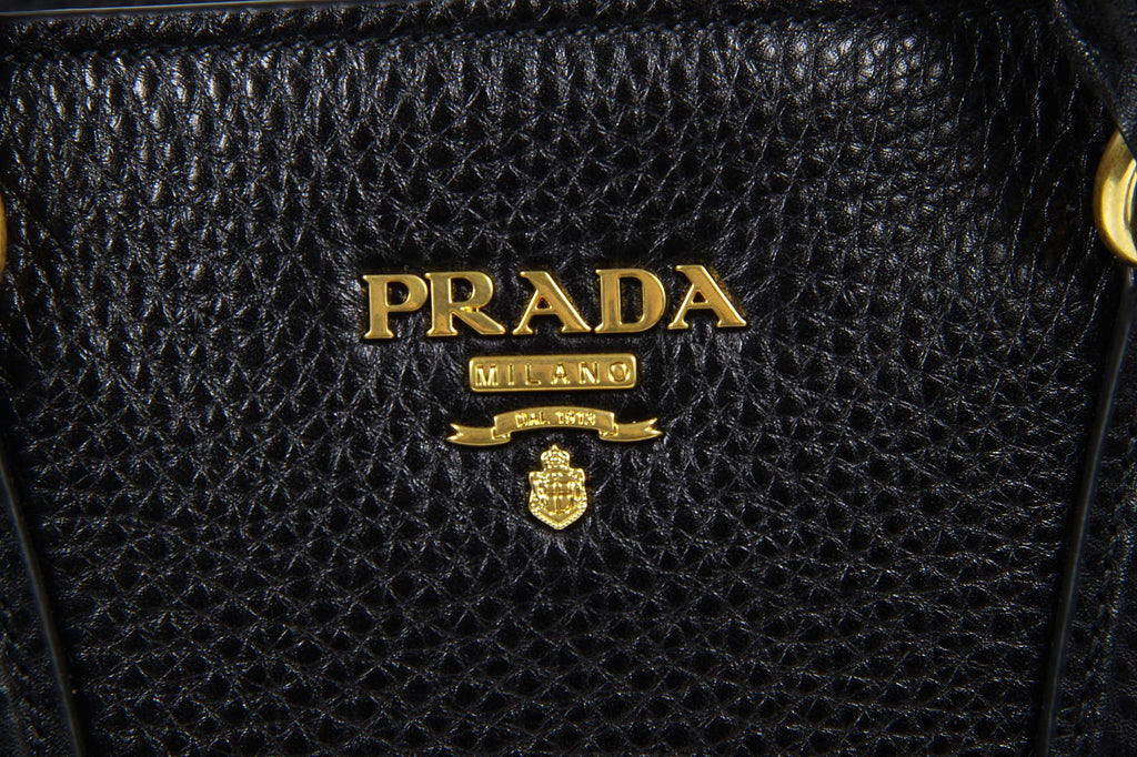 Borsa shopping Prada BN2794 Nero Vitello Daino