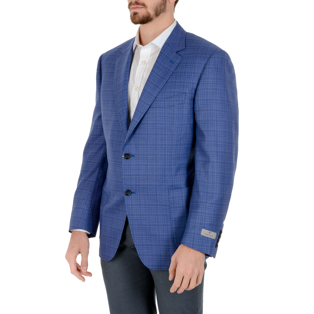 Giacca uomo Canali maniche lunghe blu