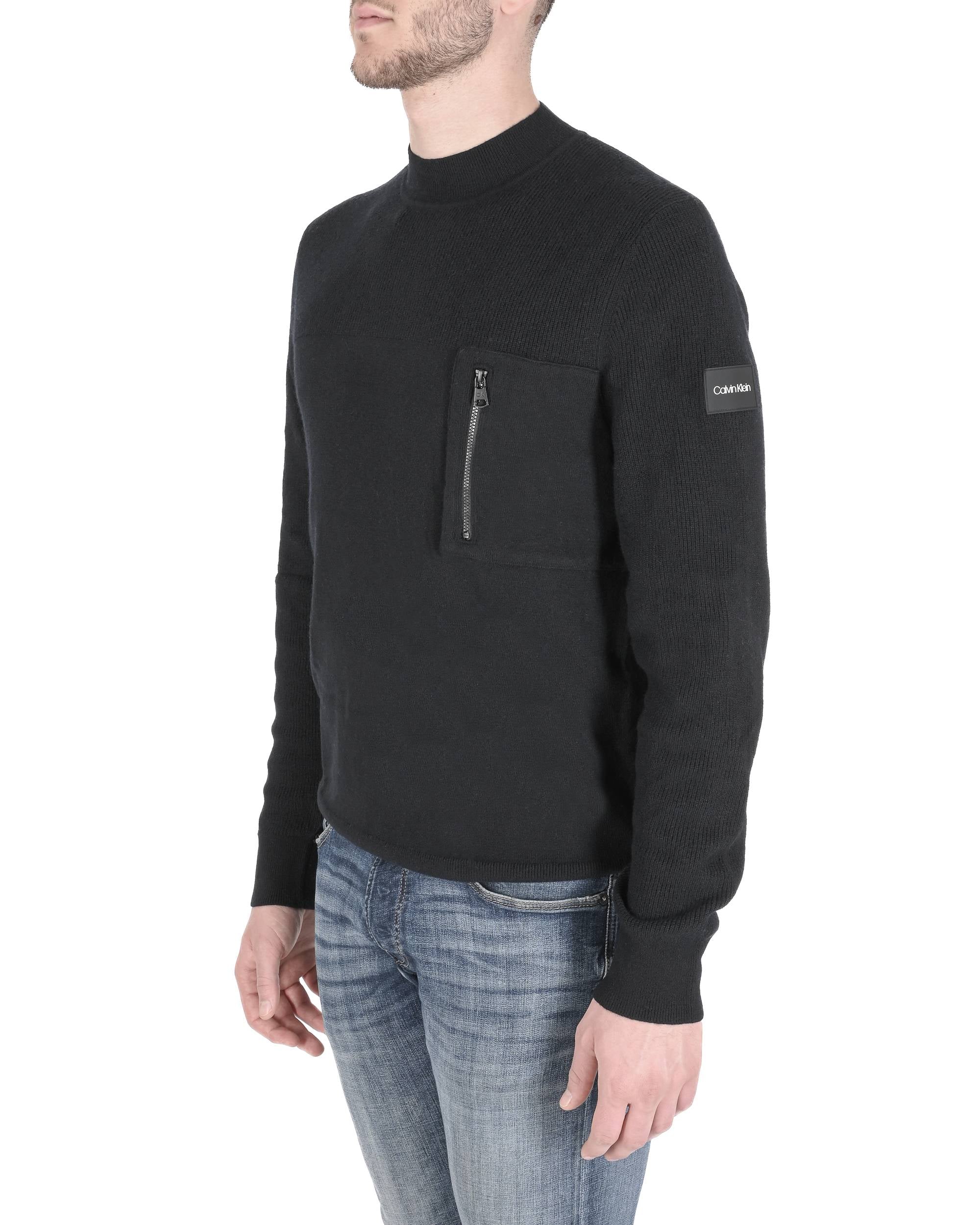 Calvin Klein Maglione da uomo nero K10K107904BEH