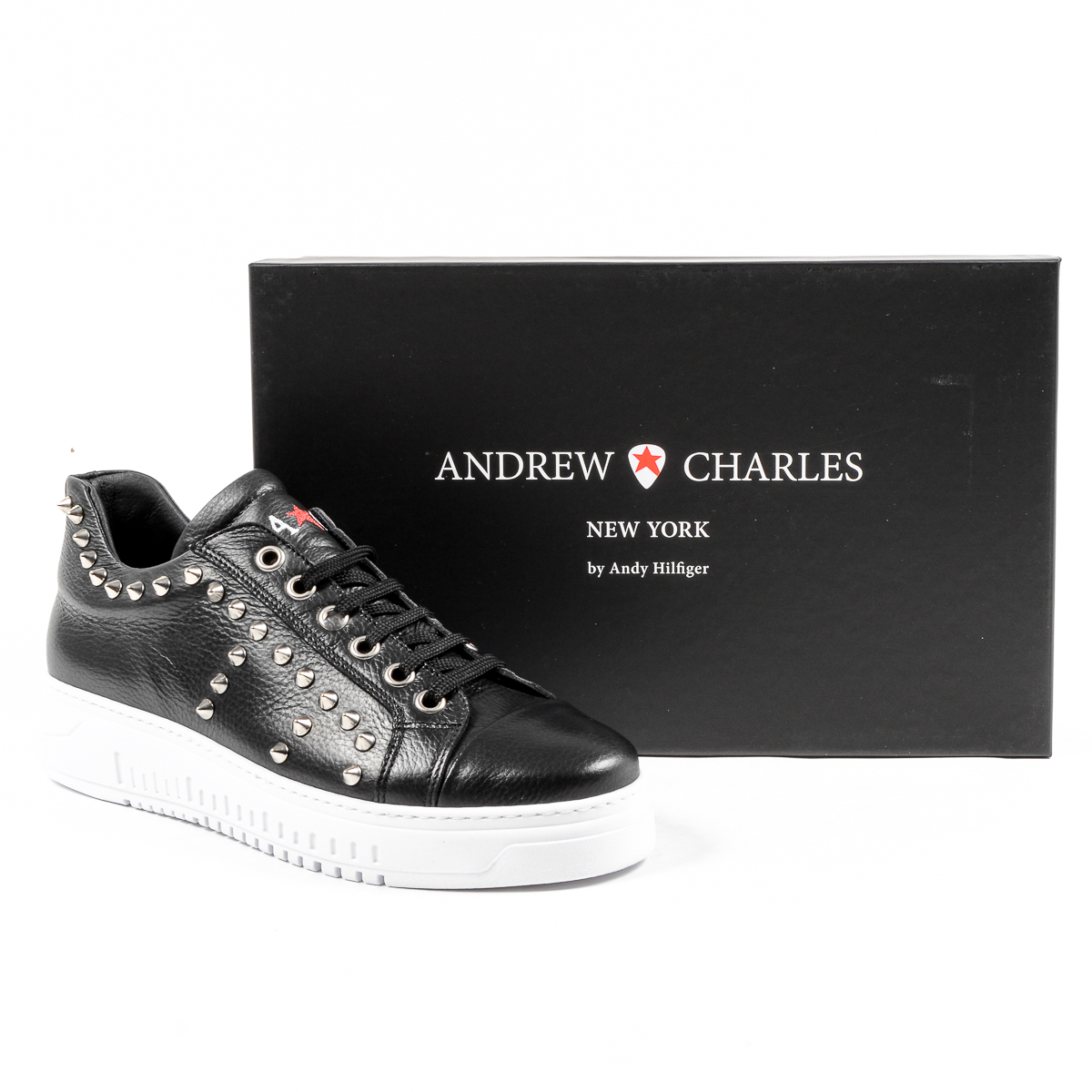 Andrew Charles Sneaker da uomo nere LIL