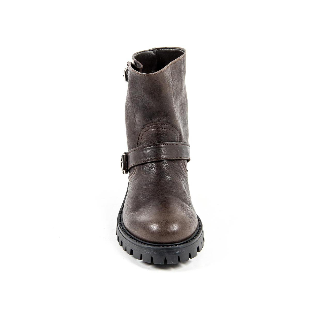 V 1969 Italia Womens Short Boot B1441 VITELLO T. MORO